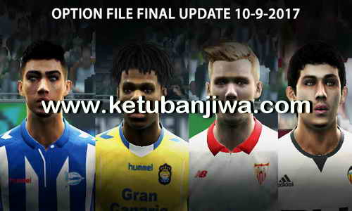 PES 2013 Option File Final Summer Transfer Update 10 September 2017 by Micano4u Ketuban Jiwa