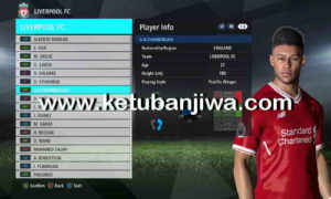 PES 2017 PTE Patch 5 + 6 Option File Update 02 September 2017 by Shayz Ketuban Jiwa