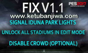 PES 2017 Stadium Pack + Graphics PS4 Fix v1.1 by Estarlen Silva Ketuban Jiwa