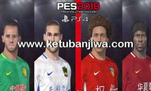 PES 2018 PS4 Chinese Super League Option File by KG Ketuban Jiwa