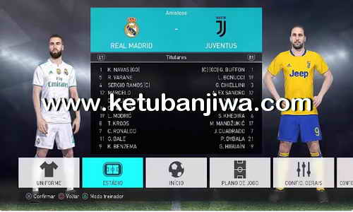 PES 2018 PS4 Option File Licenses + Fix Kits by Leo Fazzaro Ketuban Jiwa