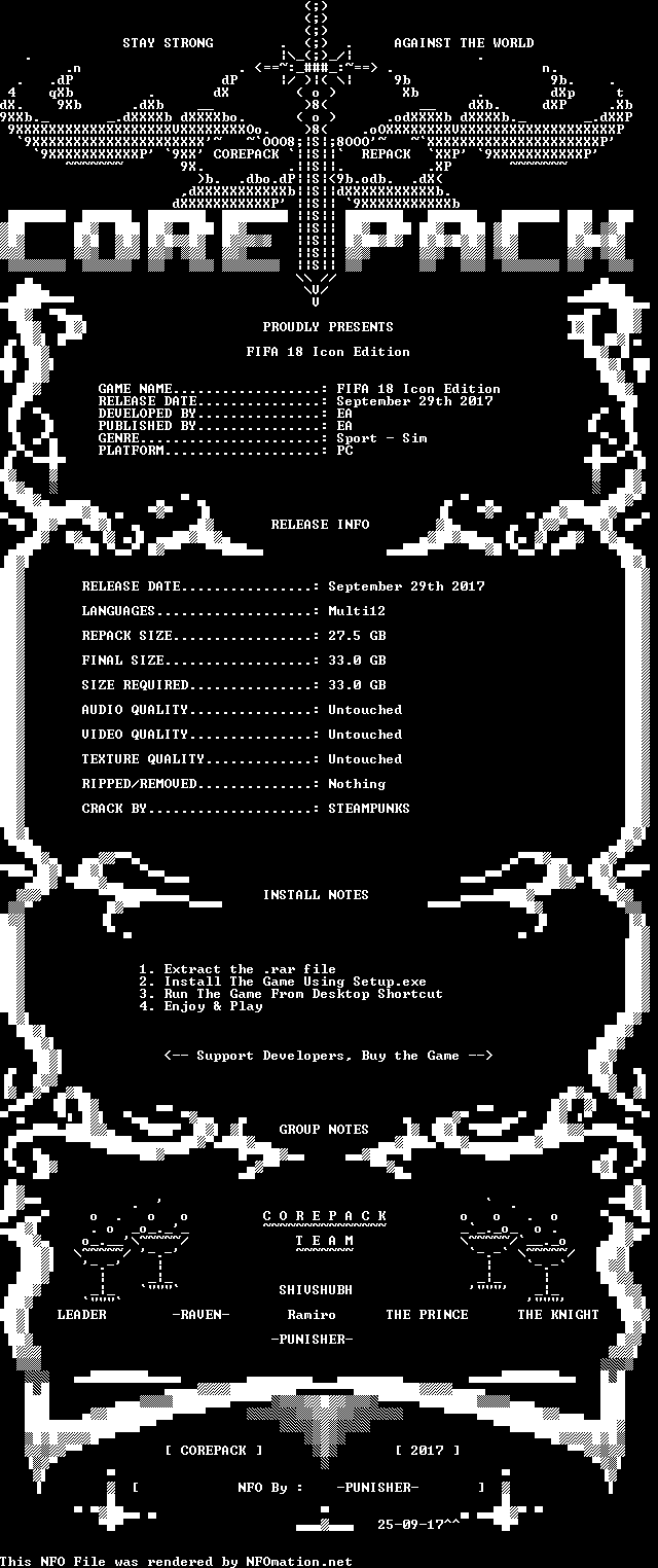 FIFA 18 CorePack Repack Single Link Torrent Ketuban Jiwa Info