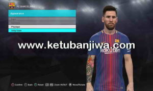 PES 2018 PS3 CFW BLES + BLUS Custom Datapack v2 + Tattoos Ketuban Jiwa