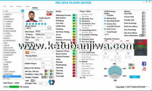 PES 2018 Player Editor v1 by Fatih Kuyucak Ketuban Jiwa