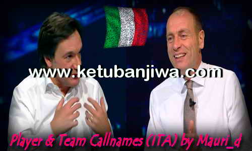PES 2018 Player + Team Callnames For Italian Commentary XBOX 360 by Mauri_d Ketuban Jiwa