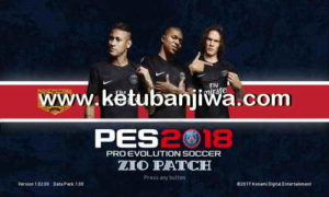PES 2018 ZiO Patch DLC 1.0 + Tattoos Pack For PS3 CFW BLES - BLUS Ketuban Jiwa