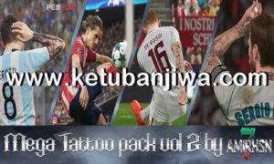 Download PES 2018 Mega TattooPack Vol. 2 For PC by Amir.Hsn7 Ketuban Jiwa
