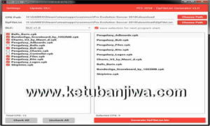PES 2018 DpFileList Generator Tool v1.1 Fix DLC 2.0 by Baris Ketuban Jiwa