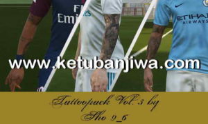 PES 2018 Tattoo Pack Vol. 3 by Sho9_6 Ketuban Jiwa