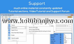 PES 2018 Team Editor Manager v3.5.4 Tool For PC - PS3 - XBOX 360 by Lagun-2 Ketuban Jiwa