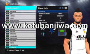 PES 2017 Option File Winter Transfer Update 12 January For PTE Patch 6.1 Ketuban Jiwa