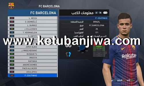 PES 2017 PTE Patch 6.1 Option File Transfer Update 07 January 2018 For PTE 6.1 by Osama Mohammad Mistarihi Ketuban Jiwa