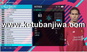 PES 2018 Option File Update 01 January 2018 For PC by Guji Lai Ketuban Jiwa