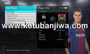 PES 2018 Option File Winter Transfer Update 10 January 2018 For PTE Patch 3.0 by Aldivio ketuban Jiwa