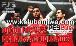 PES 2017 FernandoPES Option File v3.2 Winter 2018 For PS3 OFW BLES + BLUS Ketuban Jiwa