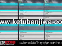 PES 2018 Stadium Unlocked v3 Compatible DLC 3.0 PES 2018 Stadium Unlocked v3 Compatible DLC 3.0 For PC by Sofyan Andri Ketuban Jiwa