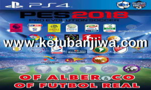 PES 2018 Futbol Real Option File v5.0 AIO Single Link For PS4 by Alber & Co Ketuban Jiwa