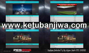 PES 2018 Stadium Unlocked v4 Compatible DLC 4.0 For PC by Sofyan Andri Ketuban Jiwa