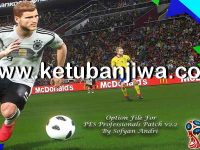 PES 2018 Professionals 2.2 Option File Update 18/06/2018