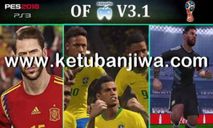 PES 2018 Option File AndrewPes v3.1 Update World Cup Edition For PS3 OFW BLES + BLUS Ketuban Jiwa