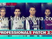 PES 2018 Professionals 2.2 Option File Update 17/07/2018 PES 2018 Professionals Patch 2.2 Option File Update 17 July 2018 by Eno Patch Ketuban Jiwa