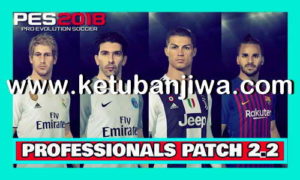 PES 2018 Professionals Patch 2.2 Option File Update 17 July 2018 by Eno Patch Ketuban Jiwa