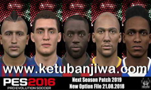 PES 2016 Next Season Patch 2019 Option File Summer Transfer Update 21 August 2018 by Micano4u Ketuban Jiwa