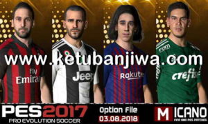 PES 2017 Next Season Patch 2019 Option File Update 03 August 2018 + Facepack by Micano4u Ketuban Jiwa