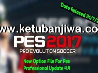 PES 2017 Option File Update 31/07/2018 Professionals 4.4 PES 2017 Option File Summer Transfer Update 31 July 2018 For PES Professionals Patch v4.4 by Ahmed0Mohamed Ketuban Jiwa