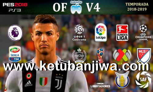 PES 2018 AndrewPes Option File v4 Season 18-19 For PS3 OFW BLES + BLUS Ketuban Jiwa