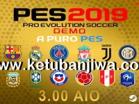 PES 2019 Demo APP Patch 3.00 AIO + Fix 3.01 PES 2019 Demo APP Patch 3.00 AIO Ketuban Jiwa