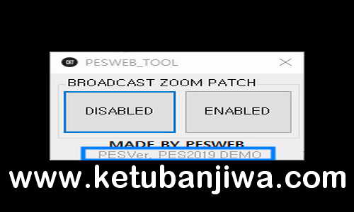 PES 2019 Demo Broadcast Camera Zoom Tools by PESWeb Ketuban Jiwa