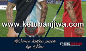 PES 2019 Demo Tattoos Pack For PC by Sho Ketuban Jiwa