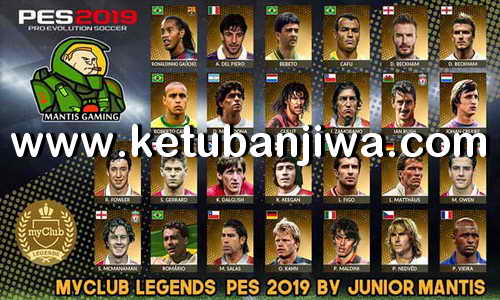 PES 2019 PS4 MyClub Legends Offline v1 by Junior Mantis Ketuban Jiwa