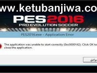 PES 2016 Fix 0xc0000142 Error After Install Patch by Micano4u Ketuban Jiwa