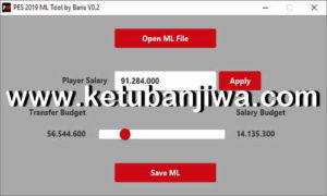 PES 2019 Master League ML Money Tool v0.2 by Baris Ketuban Jiwa