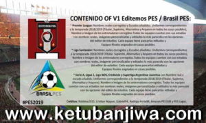 PES 2019 PS4 Option File v1 by Editemos PES Ketuban Jiwa