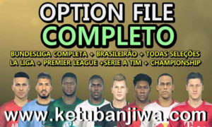 PES 2019 PesVícioBR Option File v3 AIO For PS4 + PC Ketuban Jiwa