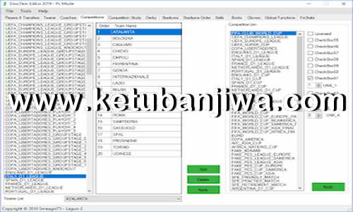 PES 2019 DinoTem19 Tool Editor Version 1.2.0.0 by Lagun-2 Ketuban Jiwa
