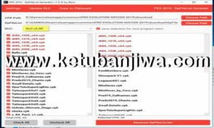 PES 2019 DpFileList Generator Tool v1.1 For DLC 2.0 by Baris Ketuban Jiwa