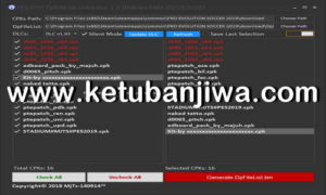 PES 2019 DpFileList Generator Tool v1.3 by MjTs-140914 Ketuban Jiwa