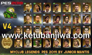 PES 2019 PS4 MyClub Legends Offline v4 by Junior Mantis Ketuban Jiwa
