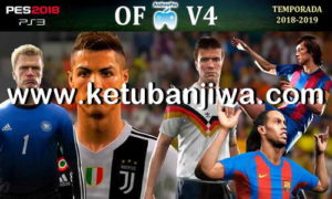 PES 2018 AndrewPes Option File v4 + Legends MyClub For PS3 OFW BLES + BLUS Ketuban Jiwa