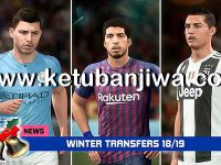 FIFA 19 Squad Update 25/12/2018 Original + Crack FIFA 19 Squad Update Winter Transfer 25 December 2018 Original + Crack by IMS Ketuban Jiwa