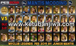 PES 2019 PS4 MyClub Legends Offline Patch v5 DLC 3.0 by Junior Mantis Ketuban Jiwa