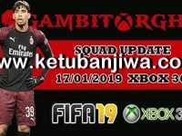 FIFA 19 Squad Update 17/01/2019 For XBOX 360 FIFA 19 Squad Update 17 January 2019 For XBOX 360 by Gambit Ketuban Jiwa