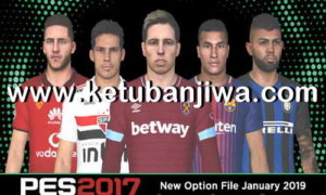 PES 2017 Next Season Patch Option File January 2019 by Micano4u Ketuban Jiwa