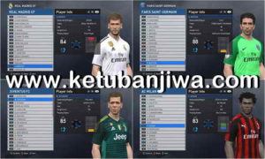 PES 2017 Option File Update 20 January 2019 For PTE Patch 6.1 by Keyhan Ketuban Jiwa