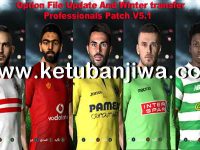 PES 2017 Option File Update 10/01/2019 Professionals 5.1 PES 2017 Option File Winter Transfer Update 10 January 2019 For PES Professionals Patch v5.1 Ketuban Jiwa