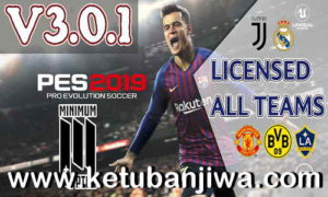 PES 2019 Moblie Android Minimum Patch v3.0.1 Ketuban Jiwa
